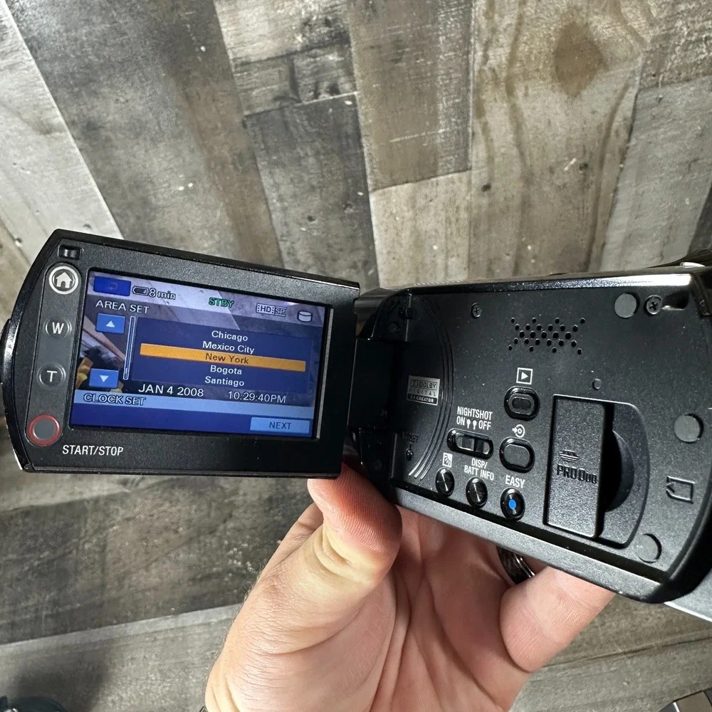 Sony Handycam Black HDR-SR10 digital Camcorder Full HD Tested